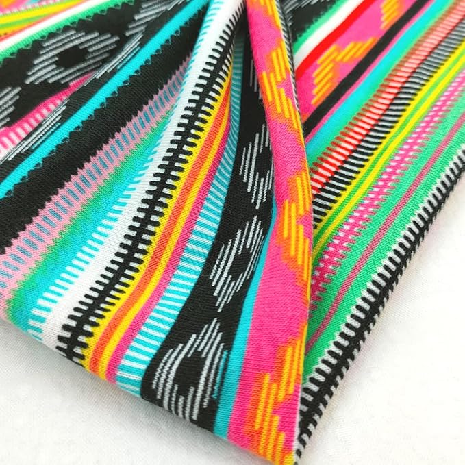 Wide Boho Headbands for Women Fashion Knotted Headband Yoga Workout Hair Accessories African Head Wrap 4 Pack