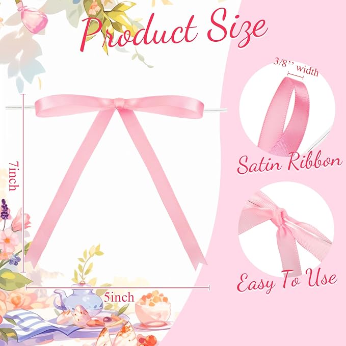 Riceshoot Fresh Pink Bows - Image 2