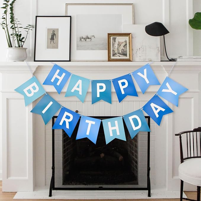 Happy Birthday Banner Birthday Party Banner NO DIY Happy Birthday Sign | - Image 7