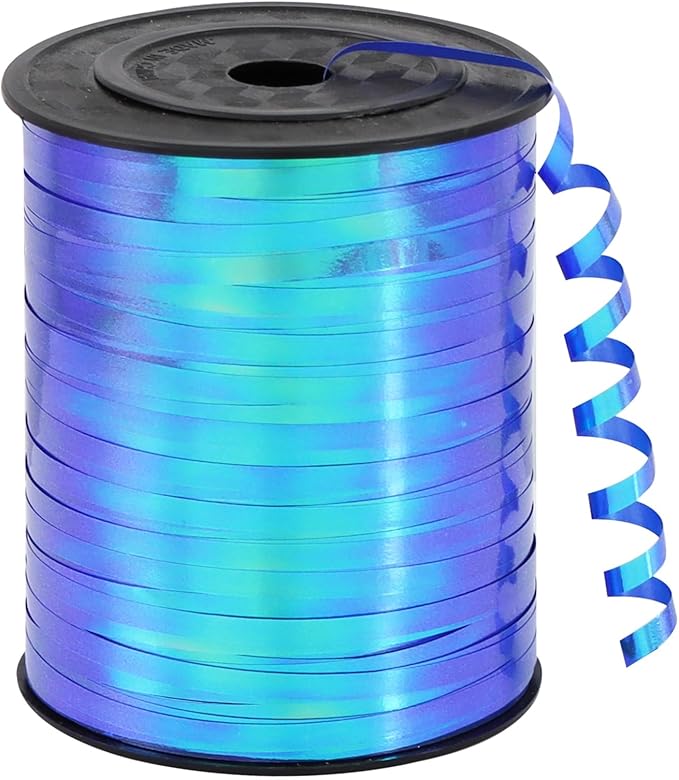TONIFUL 500 Yards Iridescent Blue Curling Ribbon Balloon String | Iridescent by TONIFUL