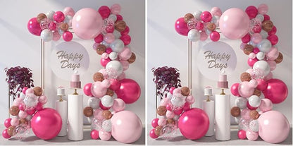 LovesTown Rose Pink Balloon Garland Kit by Lovestown