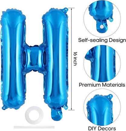 Happy Birthday Balloons Banner, Foil Balloon Personalized Name Letters Balloons - Image 6