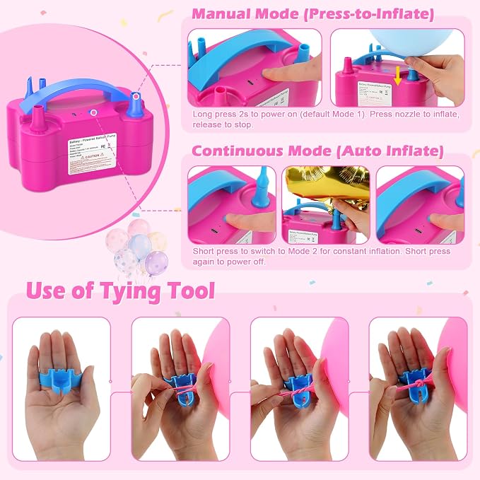 Balloon Pump Electric Air Pump for Inflatables | - Image 5