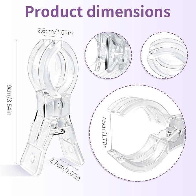 20Pcs Balloon Arch Clips, Plastic Spring Balloon Clips. | Ideal - Image 2
