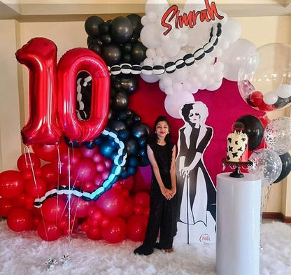40 Inch Red 28 Balloons Giant Number 28 Balloons Red 28 Birthday Balloons 28th - Image 6