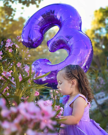 29 Balloon - Purple Birthday Number Balloons, 40 Inch Decorations Men Women | - Image 2