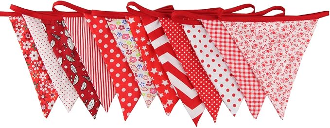 10M/32Ft Triangle Bunting Banner, Baby Shower, Outdoor and Home Decorations - Image 5