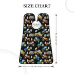 Beard Apron Hair Catcher, Cartoon Milk Farm Tractors Black Shave Bib, Waterproof Non-Stick Shaving Bib, Trimming Grooming Tool for Dad Men Anniversary