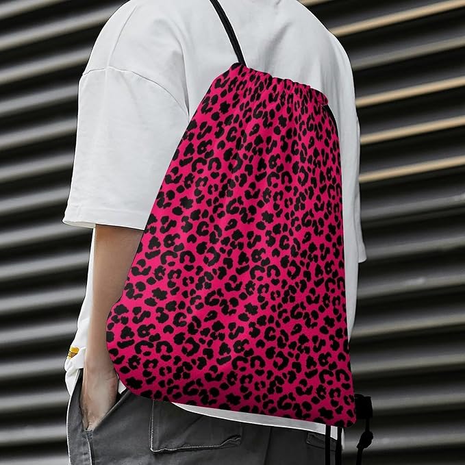 Theft Proof Drawstring Bag Water Resistant Cinch Sack Gym Sport Backpack - Image 5