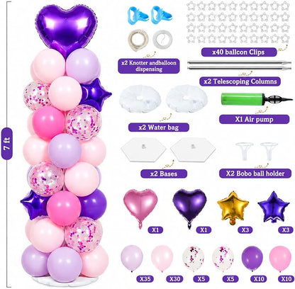 Balloon Towers Set of 2, Balloon Column Stand - Image 4
