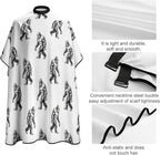 Haircut Barber Cape Cover Sasquatch Hair Dress Apron Cloak, Extra Large Haircut Cloth Apron Cape for Barber Salon, Easy Clean