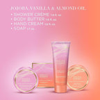 Baylis & Harding Jojoba, Vanilla & Almond Oil Luxury Pamper Tin Gift Set - Vegan Friendly