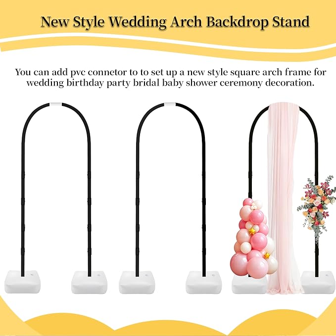 Balloon Arch Kit, Adjustable 8.2FT & 6FT Half Balloon Arch Stand | Free Bending - Image 4