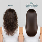 EvolutionProof Keratin Leave-In Conditioning Cream – Anti-Frizz Treatment with Keratin, Argan & Jojoba Oils for Smoothness, Strength & Shine – 4.3 oz