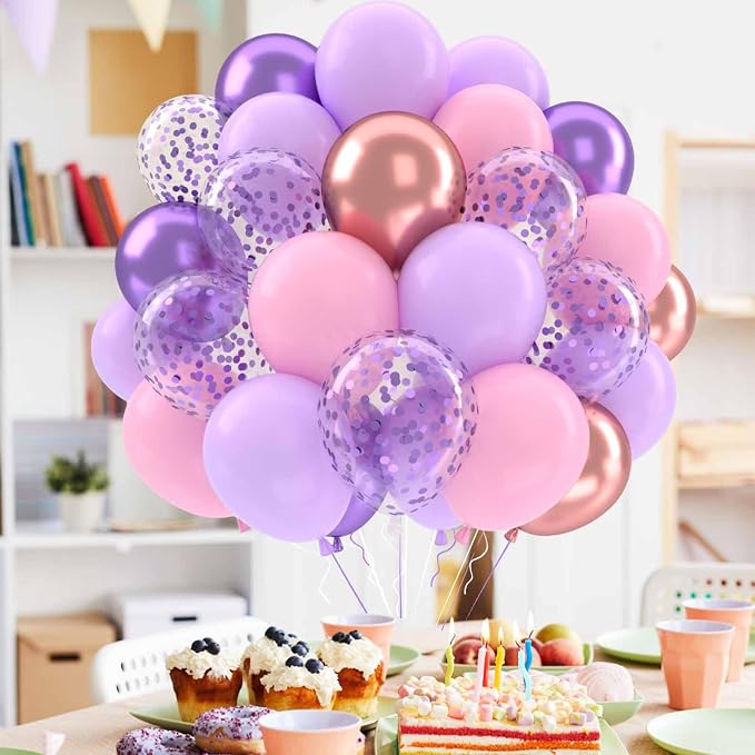 Patimate Purple and Pink Balloons Set - Image 8