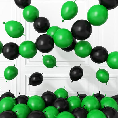 Black Green Link Balloons by BTZO