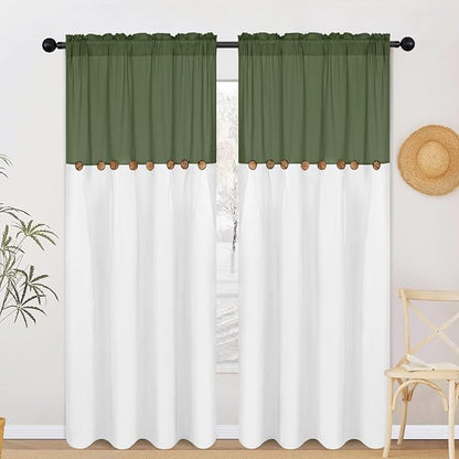 Farmhouse Cotton Linen Curtains - Image 7