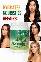Aloe and Avocado Hair Mask Treatment, Sulfate Free, Professional Use, 60 oz. Hair Salon, Beauty Salon