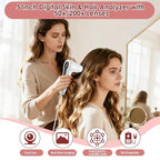 Skin Hair Analyzer, 5 Inch LCD Digital Scalp Detector with 50X/200X Lens, Rechargeable Hair Follicle Scanner for Skin Analysis, Home Salon Use, Portable Dermatoscope Tool