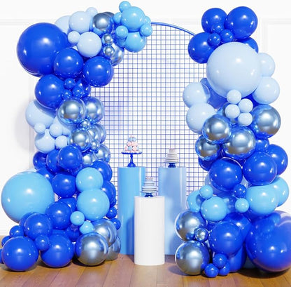 YMSZ Blue Balloon Garland Arch Kit, Baby Shower, 2026 Graduation, Anniversary by YMSZ