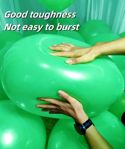 90 Pack Green Balloons 18 inch Green Latex Large Balloons - Image 3