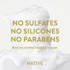 Native Coconut & Turmeric Shampoo and Conditioner Contain Naturally Derived Ingredients | All Hair Types, Color & Treated, Fine to Dry Damaged, Sulfate & Dye Free - 2-Pack