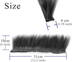 Helmet Mohawk Wig Adhesive Mohawk for Motorcycle Bicycle Ski Snowboard Helmet Hair Patches Skinhead Costumes Wig Cosplay Wig (Helmet not Included)