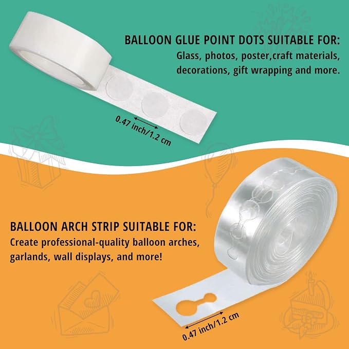 ALLFUN Balloon Arch Kit Balloon Arch Strip Balloon Tape - Image 3