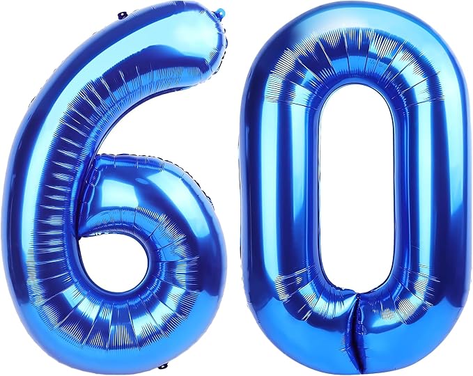 Number Balloons Navy Blue Balloons by United-UnicornsParty