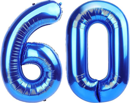 Number Balloons Navy Blue Balloons by United-UnicornsParty