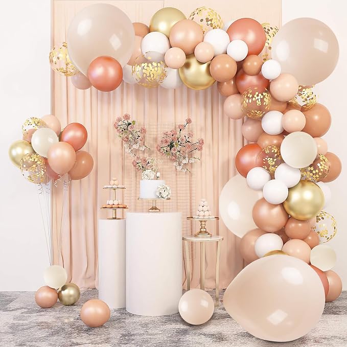 24 Pack Big White Sand Balloons, 18 Inch Large Cream White Beige Balloons Jumbo - Image 5