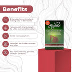 Reshma Beauty 30 Minute Henna Hair Color Infused with Organic Henna Lawsonia Inermis 100% Gray Coverage for Soft, Shiny Hair, Plant-Based Hair Dye—1.05 oz Pack of 1 (Wine Red)