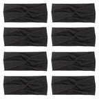 DRESHOW Headbands for Women Girls Vintage Headband Knotted Headwraps Criss Cross Hair Bands Accessories