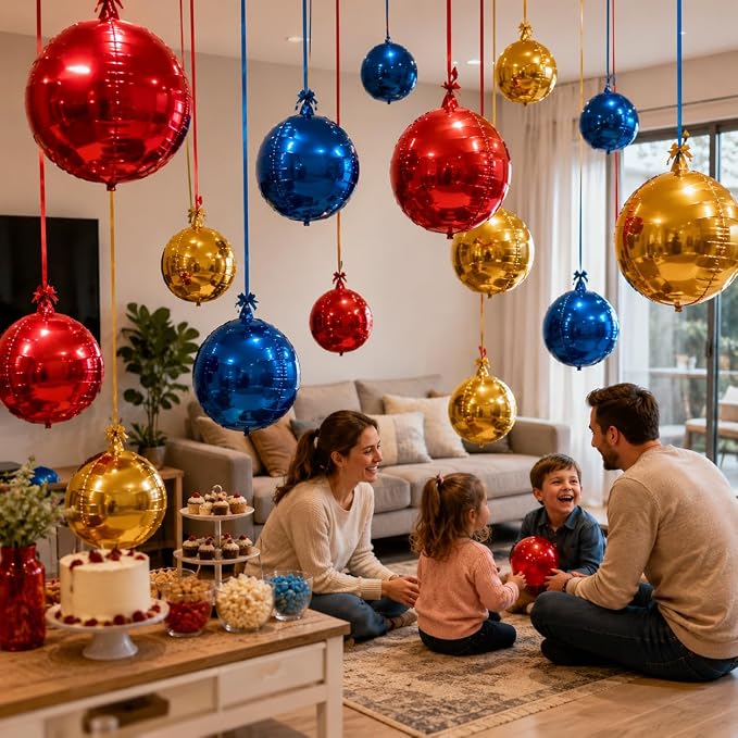 Red Blue Yellow Balloons - Image 9