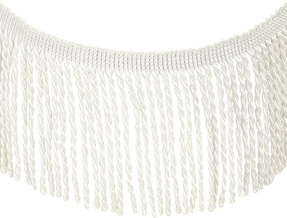5 Yard Curtain Bullion Fringe Trim-Rayon Tassel Embellishments | 4 Inch Wide by fenghuangwu