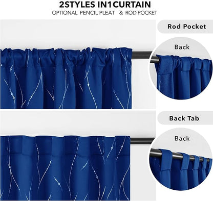 Deconovo Blackout Back Tab Curtains - Image 5