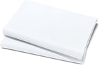 Bare Home Microfiber Pillow Cases - Queen Size Set of 2 - Cooling Pillowcases - Double Brushed - Easy Care - Envelope Closure (Queen Pillowcase Set of 2, White)