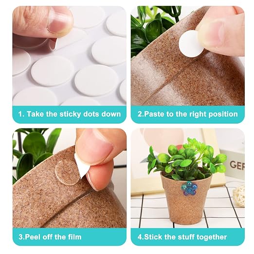 Sticky Tack, 140 10mm/0.4" Removable Poster Putty, Double Sided Adhesive - Image 3