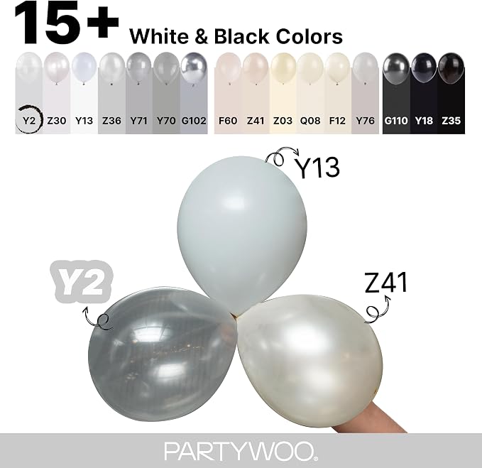 PartyWoo Clear Balloons 140pcs Different Sizes of 18 12 10 5 Inch | Balloons - Image 4