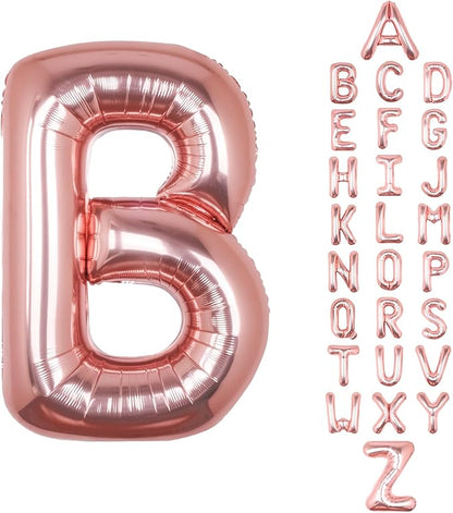Letter Balloons Rose Gold 40 Inch B Large Big Foil Mylar Balloon | by Unknown