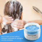 SOVONCARE Blue Temporary Hair Color Wax Washable Hair Dye for Men & Women, All-Day Hold Disposable Hair Styling Clays for Party, Cosplay & Daily 4.23 oz