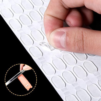 300PCS Clear Museum Putty, Removable Double Sided Sticky Tack Dots, Waterproof - Image 3