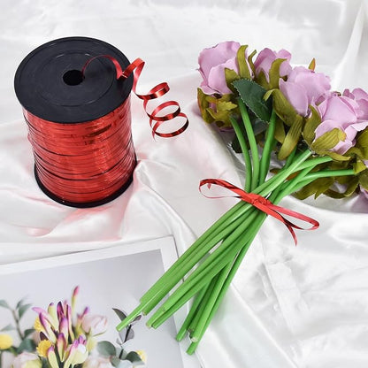 TONIFUL 500 Yards Shiny Red Curling Ribbon Balloon String Gift Wrapping - Image 5