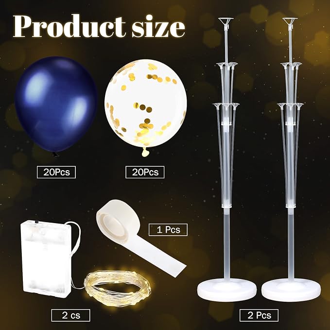 2 Set Floor Balloon Column Stand Kit - Image 3