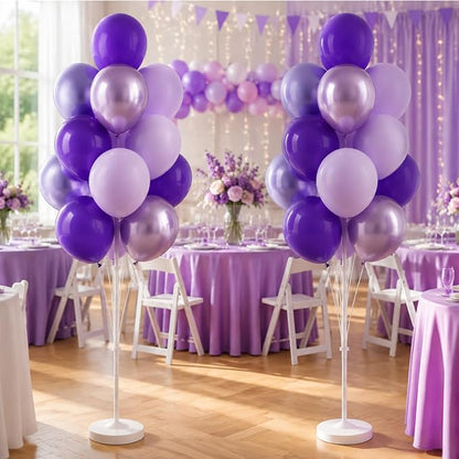 Lavender Balloons Column Kit for Floor or Table - Image 6