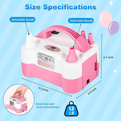 Electric Balloon Pump, Portable Electric Balloon Blower Machine Balloon Air - Image 3