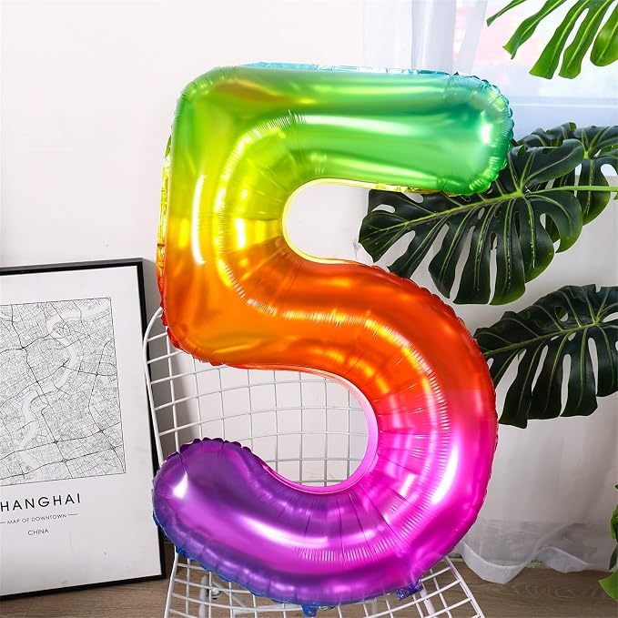 Number Balloon | Number 5 Balloon - Image 2
