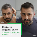 Just For Men Shampoo-In Color (Formerly Original Formula), Mens Hair Color with Keratin and Vitamin E for Stronger Hair - Darkest Brown, H-50, Pack of 3