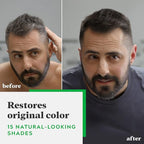 Just For Men Shampoo In Color, Hair Color for Men with Keratin and Vitamin E for Stronger Hair, Restores Natural Hair Color, Light Brown, H-25, Pack of 3