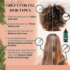 Live Fraiche Rosemary Castor Oil for Hair Growth 16oz - Rosemary Oil for Hair Growth and Thickening Pure Blend to Reduce Loss and Promote a Healthy Scalp